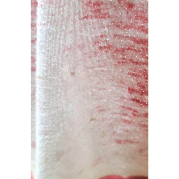 Anaheim Angels Baseball Painted Messy Look Graphic Women's Shirt Medium V Neck - Picture 2 of 5